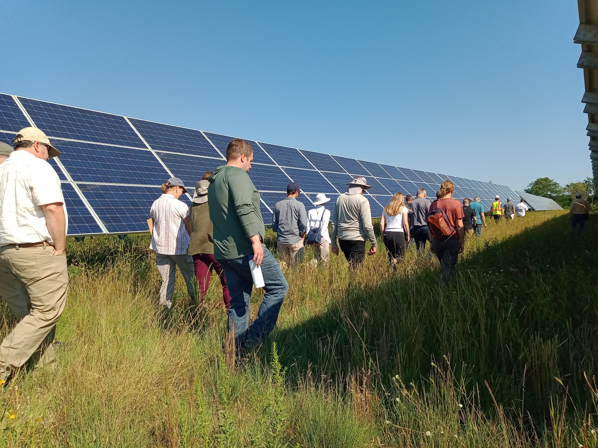 Follow the Sun tour highlights practices that combine agriculture with solar