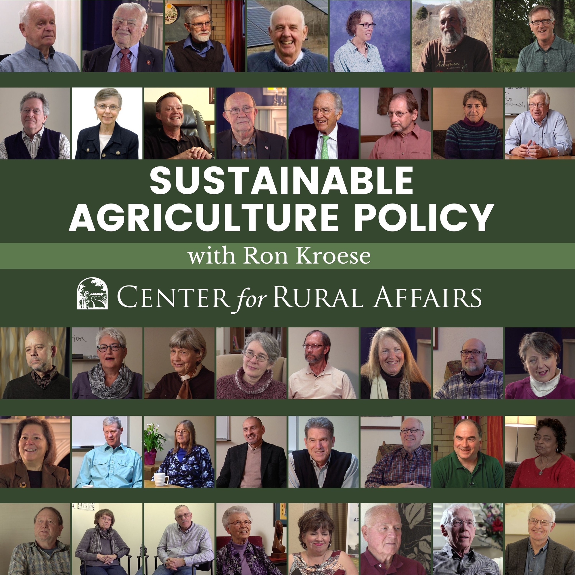 Sustainable agriculture policy advocacy