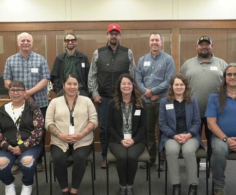 Members of the Tribal Advocacy Council on Energy during their October 2024 meeting.