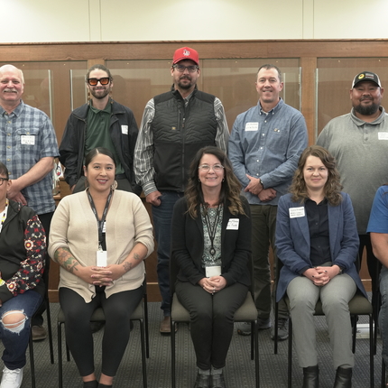 Members of the Tribal Advocacy Council on Energy during their October 2024 meeting.