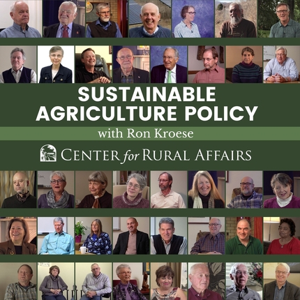 Podcast d'agricultura sostenible amb la portada de Ron Kroese