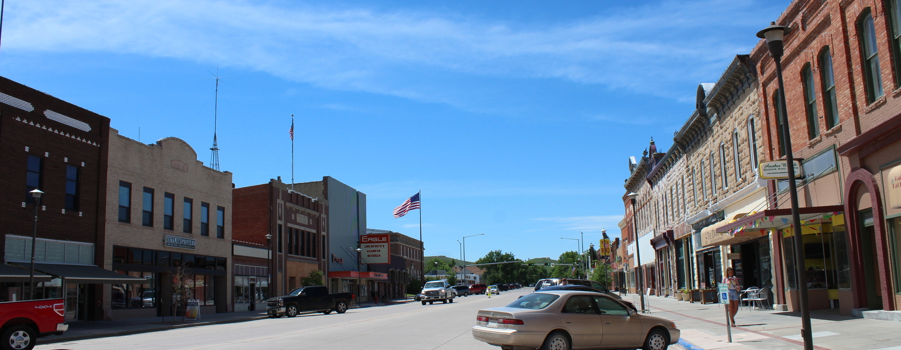 carrer principal de Chadron, Nebraska